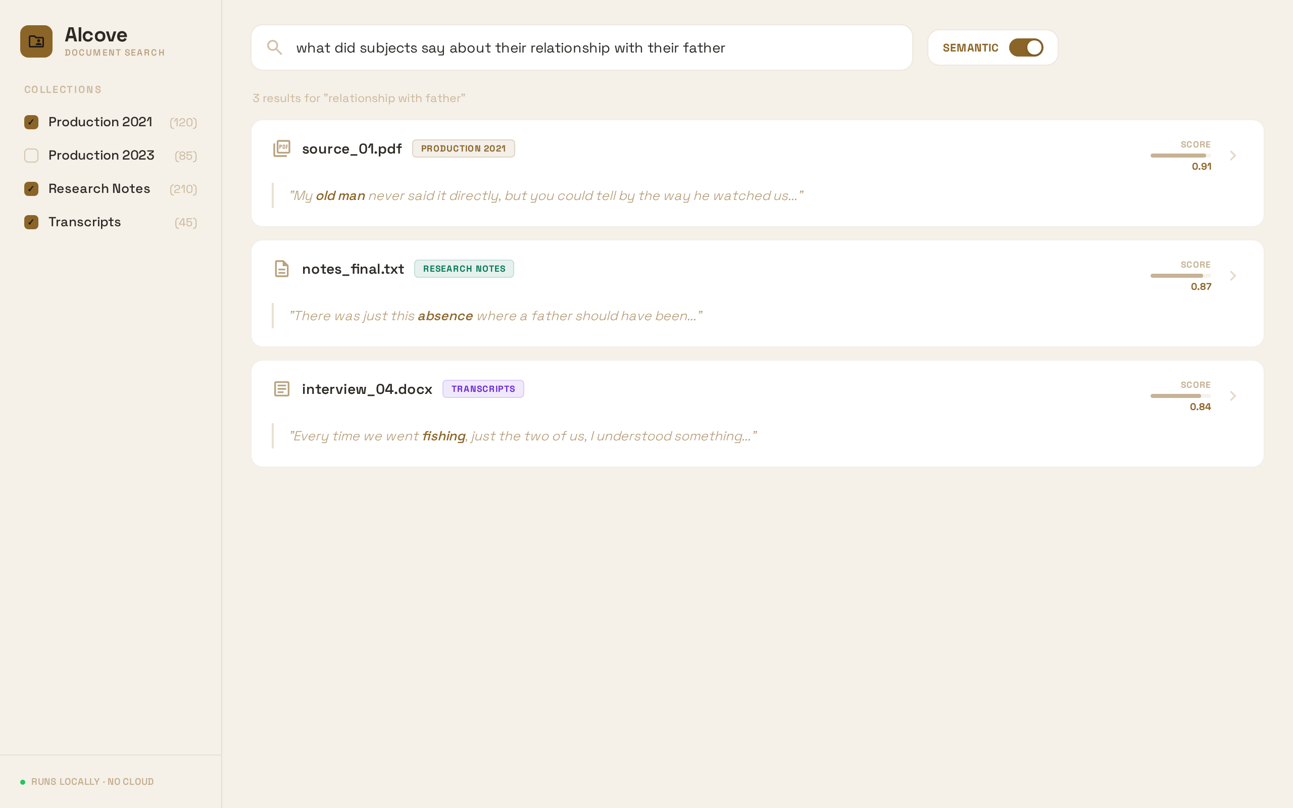 Alcove local search web UI from the public core repository